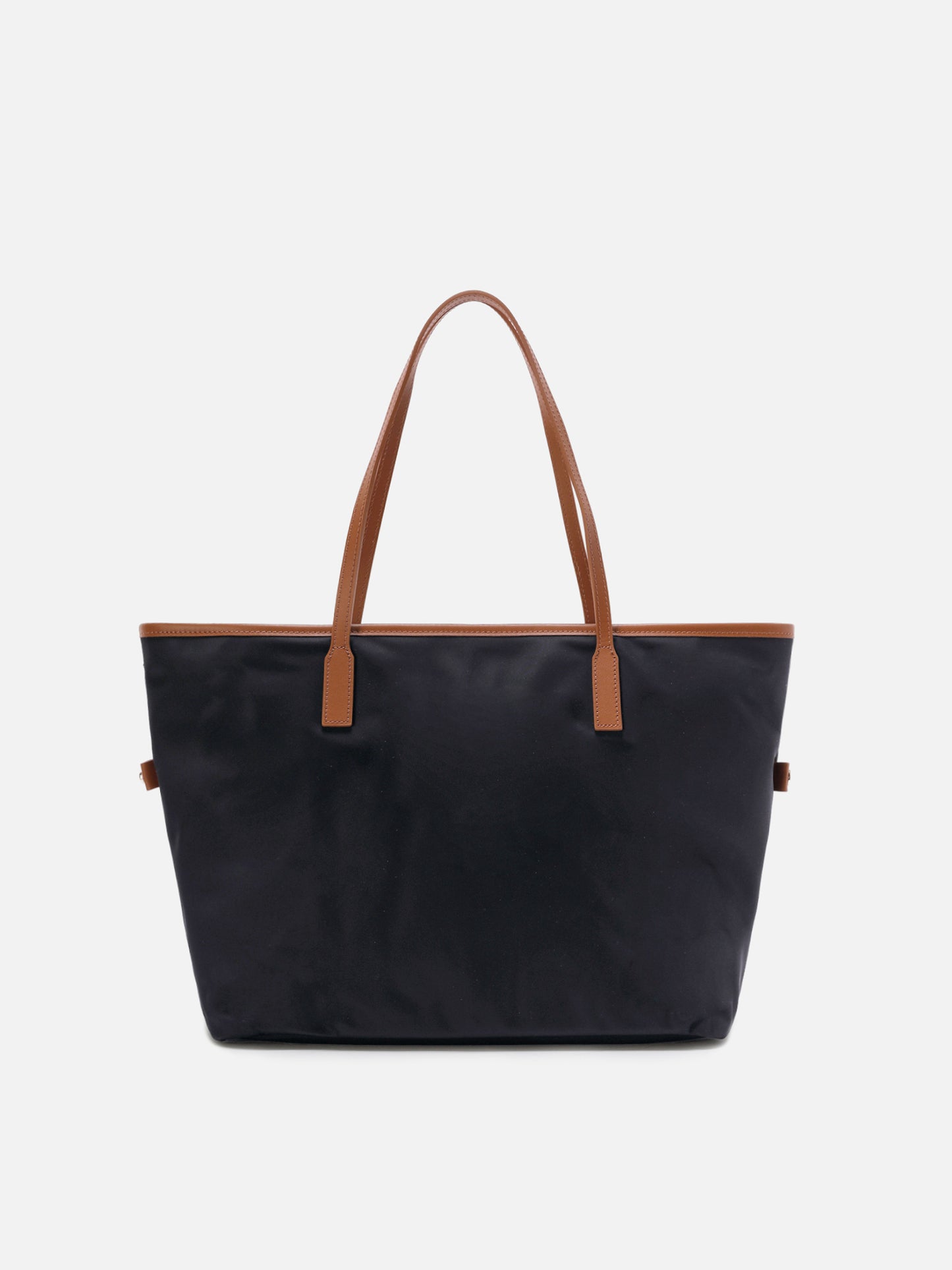 Schwarze City Bag aus Nylon in regulärer Größe 