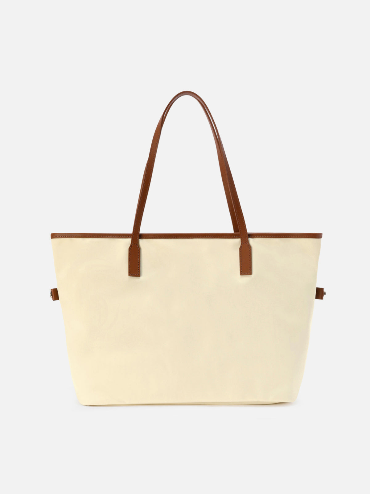 Weiße City-Tasche aus Nylon in regulärer Größe 