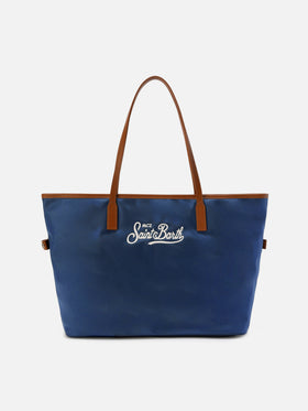 Borsa City blu navy regular in nylon