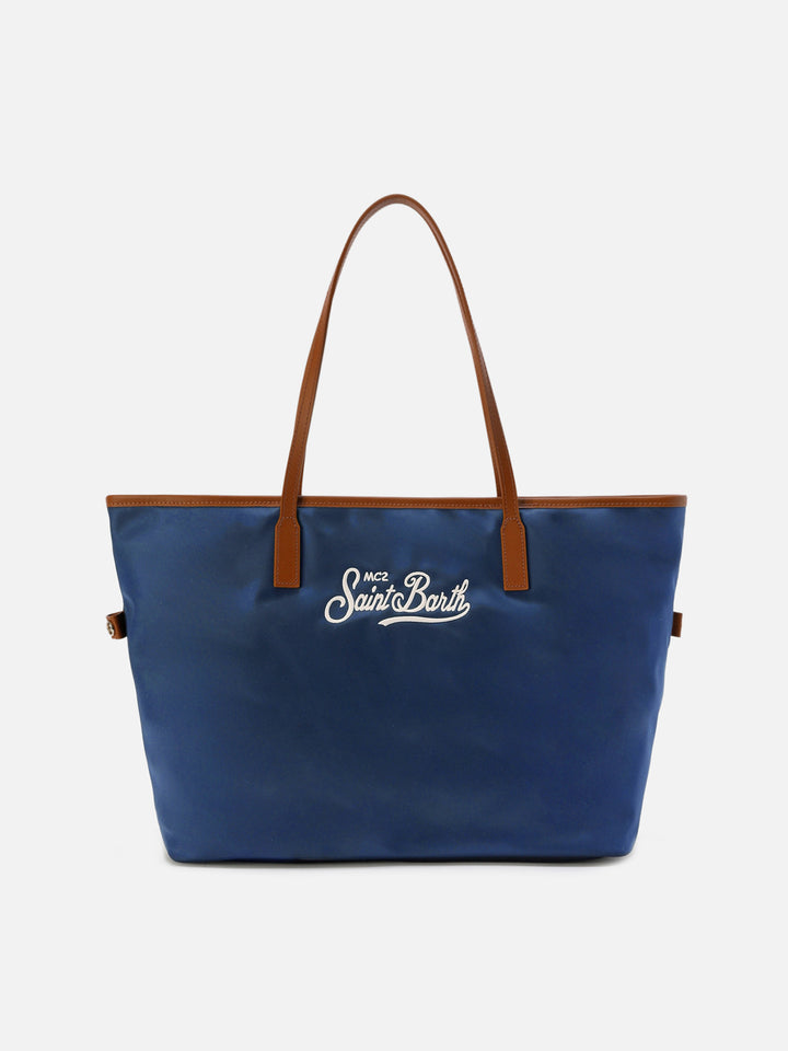 Navy blue City nylon regular bag