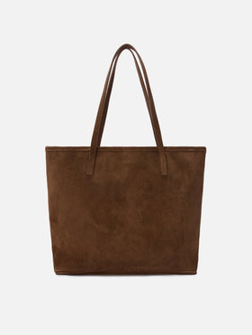 Borsa City regular in camoscio marrone