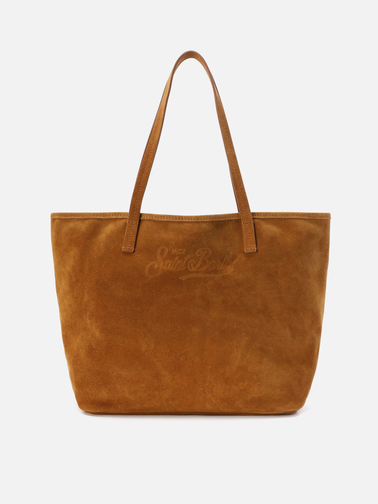 Camel suede City regular bag