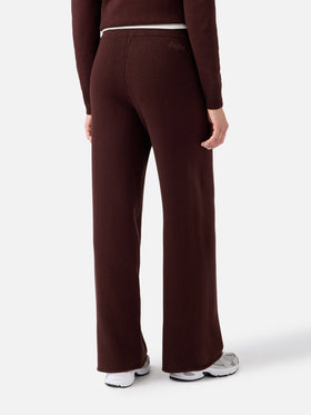 Pantalon en laine Cambon marron 
