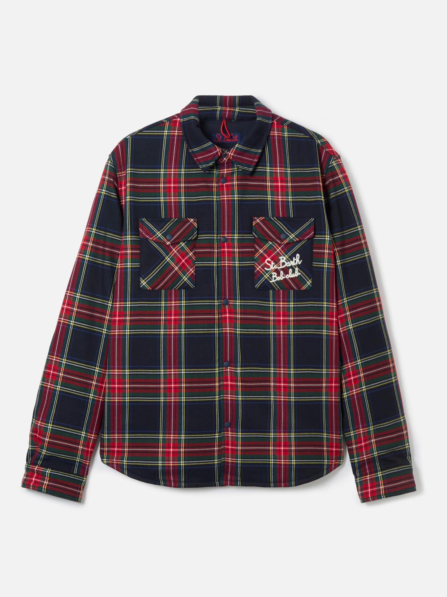 Camicia over con taschino e ricamo St. Barth Bob Club