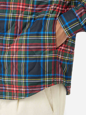 Gepolstertes Overshirt im Chalet-Tartan 