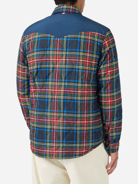 Gepolstertes Overshirt im Chalet-Tartan 