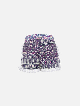 Gipsy Shorts for Little Girl - MC2 Saint Barth