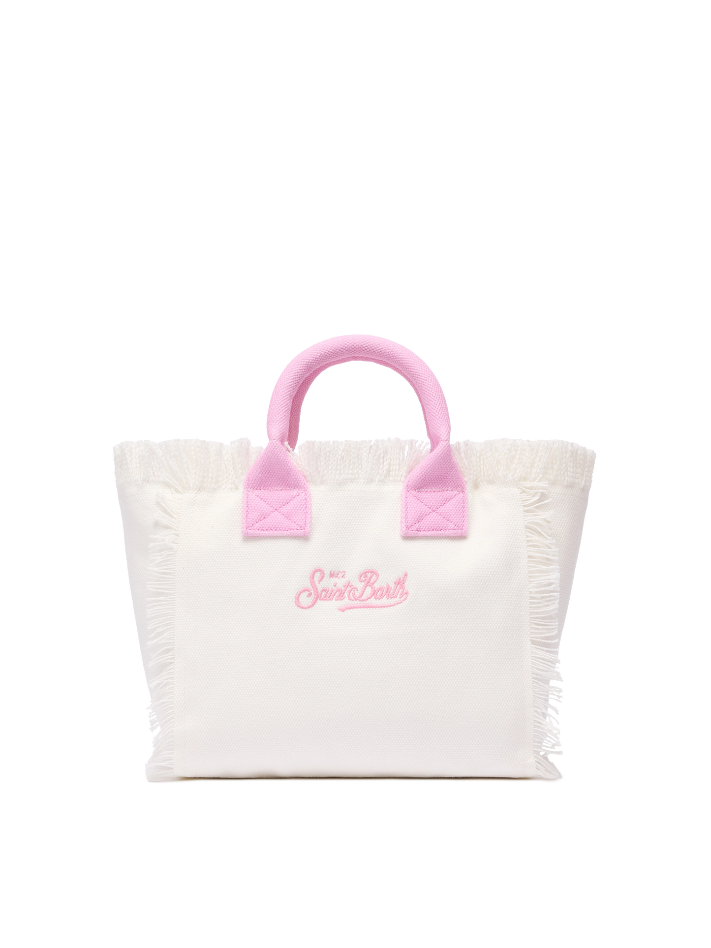 Borsa Colette in canvas di cotone con logo patch Saint Barth
