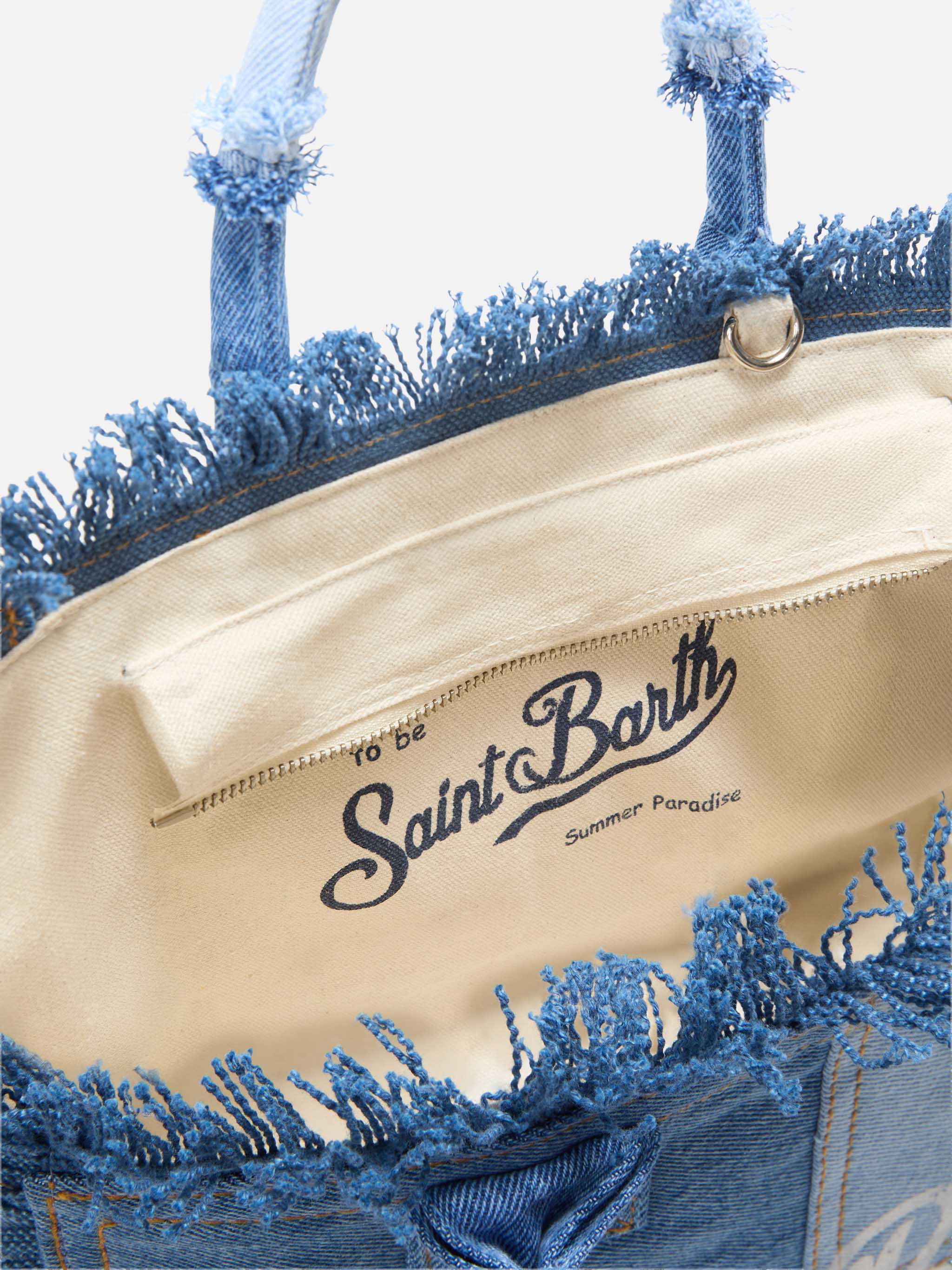 Denim patchwork Colette bag – MC2 Saint Barth