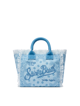 Borsa Colette in canvas di cotone con stampa bandana