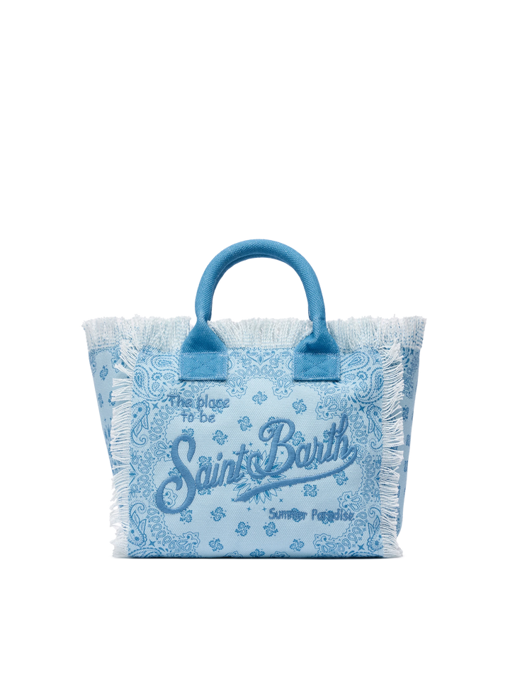 Borsa Colette in canvas di cotone con stampa bandana