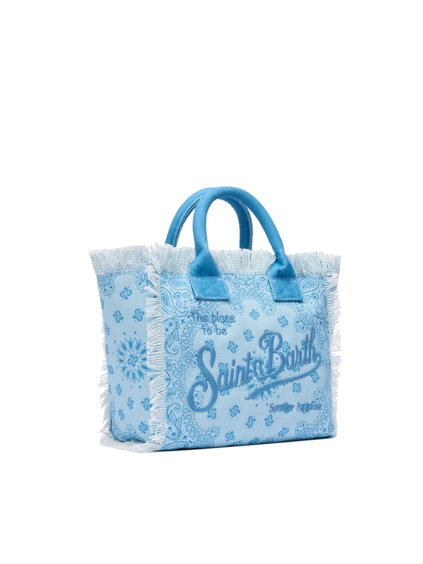 Borsa Colette in canvas di cotone con stampa bandana