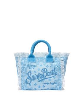 Borsa Colette in canvas di cotone con stampa bandana