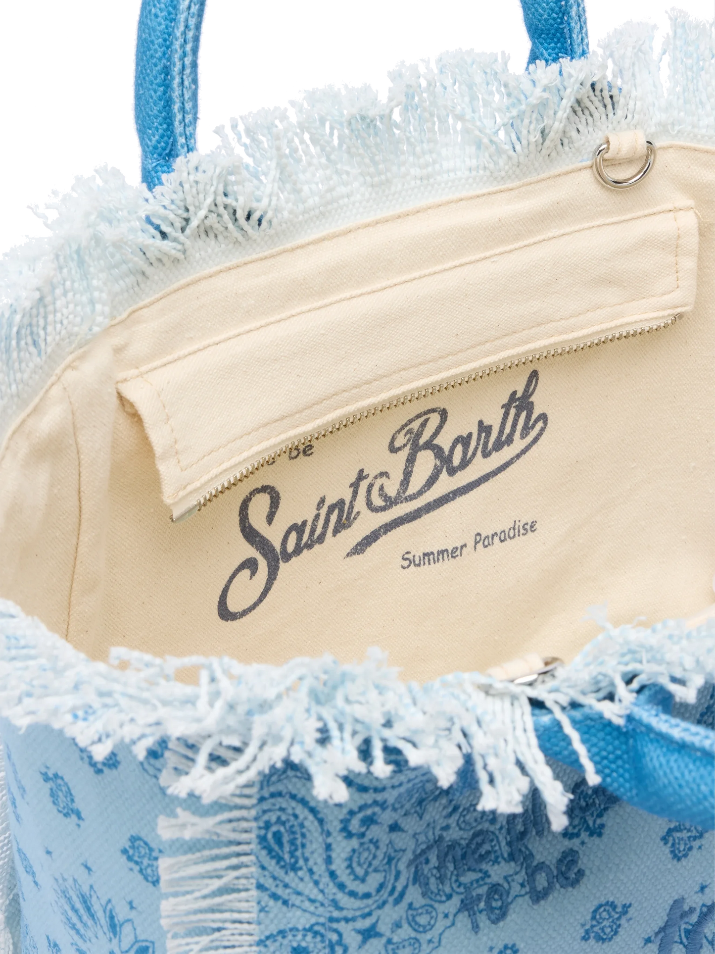 Borsa Colette in canvas di cotone con stampa bandana