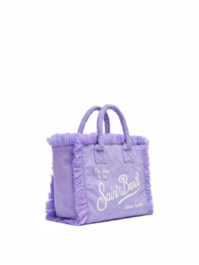 Colette Sponge lilac stars embossed terry handbag