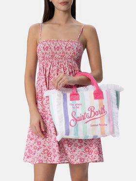 Borsa a mano Colette Sponge in spugna a righe