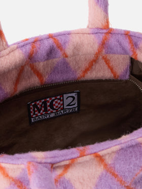 Borsa Colette Blanket con stampa argyle