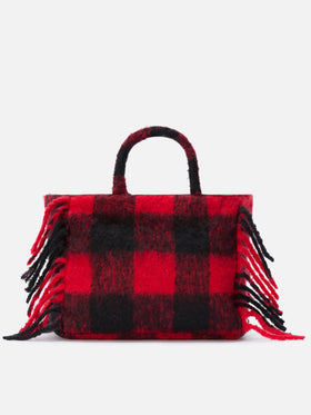 Borsa coperta Colette con stampa check