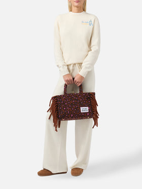 Colette Blanket Handtasche mit Animal-Print