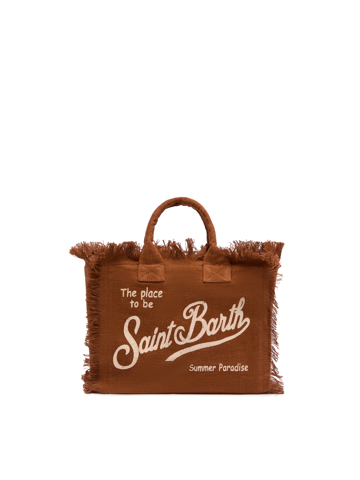 Colette linen brown handbag
