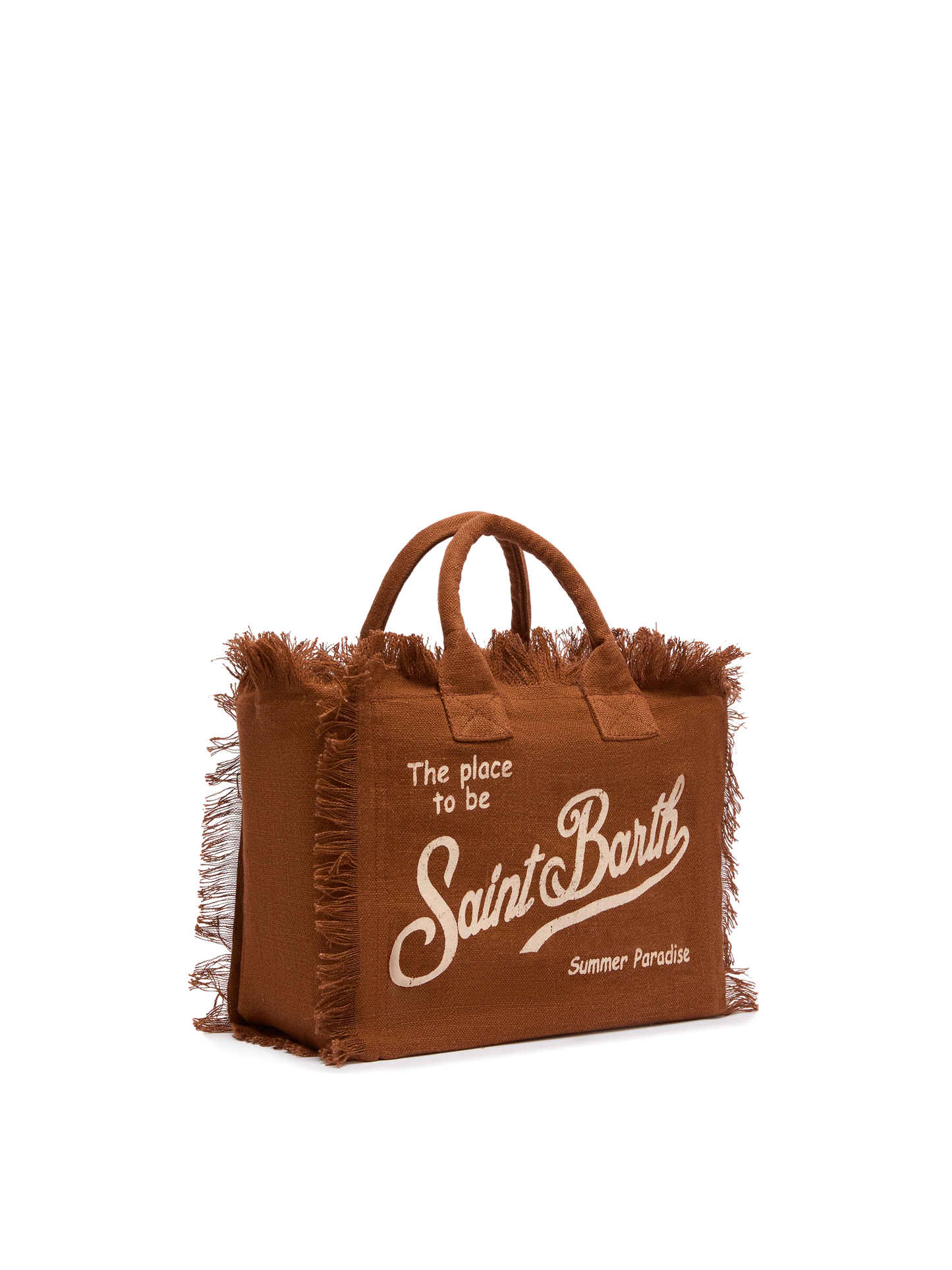 Colette linen brown handbag