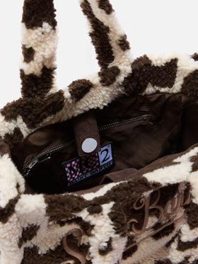Borsa a mano Colette Teddy in sherpa muccato