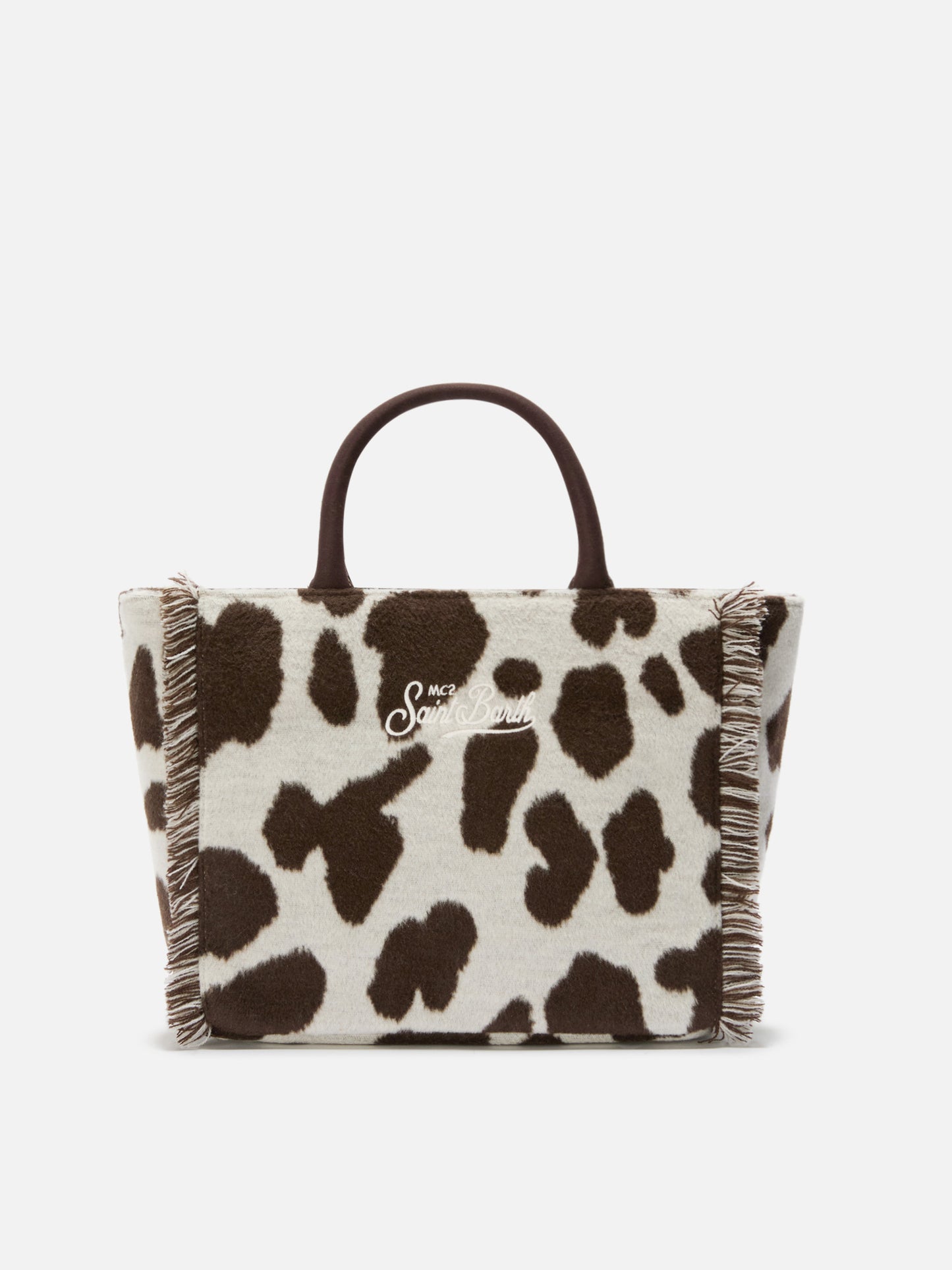 Borsa a mano Colette Felt in misto lana muccata