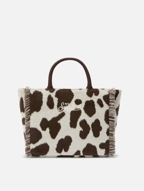 Borsa a mano Colette Felt in misto lana muccata