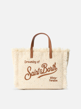 Beige Colette Tasche mit Pailletten und Logo-Stickerei 