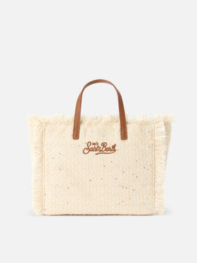 Beige Colette Tasche mit Pailletten und Logo-Stickerei 