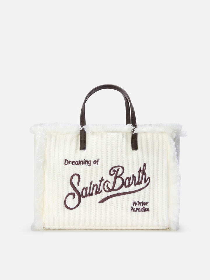 Bolso Off white Colette con diseño de punto acanalado 