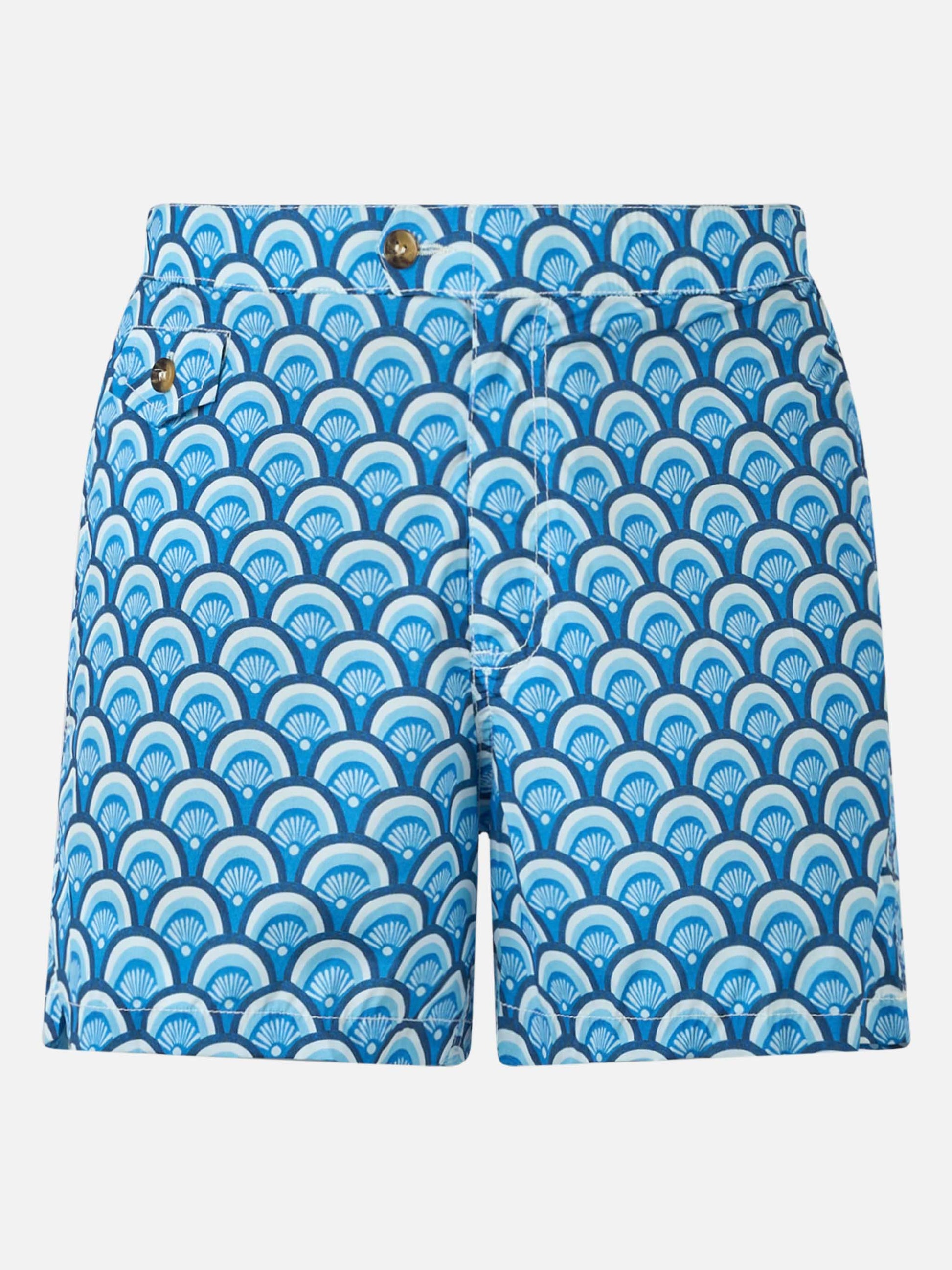 Man Comfort swim shorts with geometric print - MC2 Saint Barth