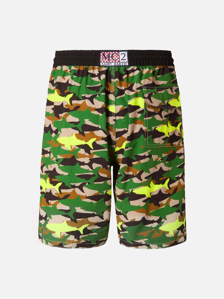 Costume mare Comfort Surf con stampa camouflage