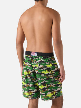 Comfort Surf Badeshorts mit Camouflage-Muster