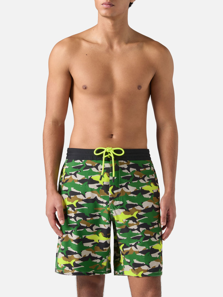 Costume mare Comfort Surf con stampa camouflage