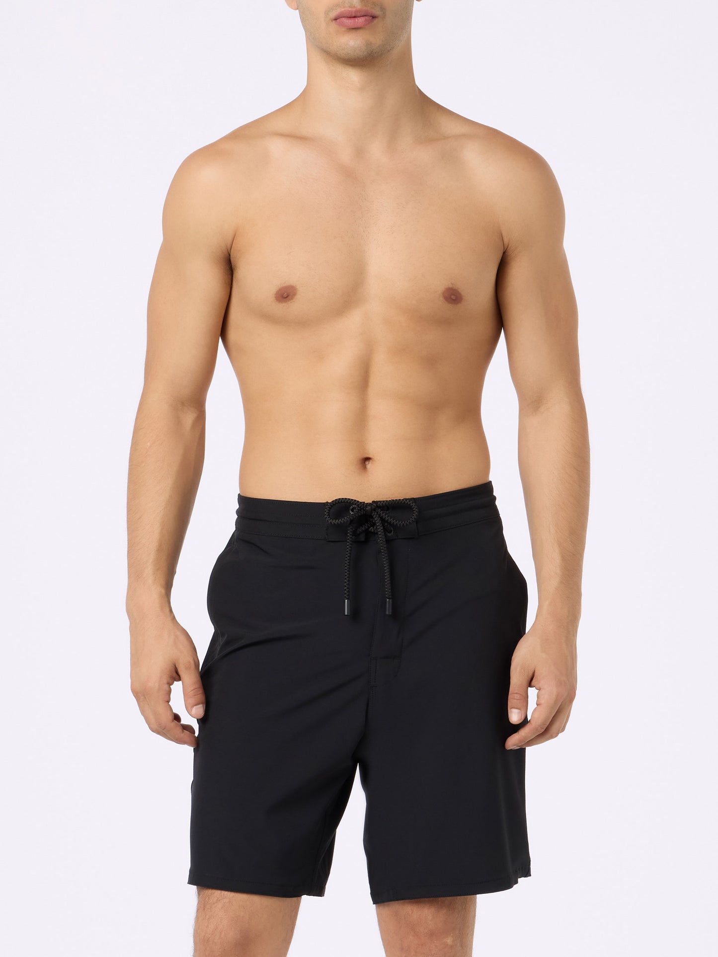 Herren schwarze Comfort Surf Badeshorts