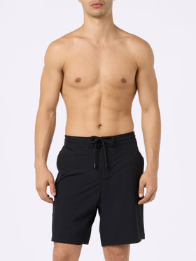 Herren schwarze Comfort Surf Badeshorts