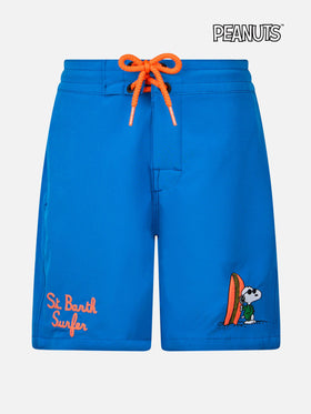 Costume da bagno da bambino Comfort Surf Jr con stampa piazzata Snoopy
