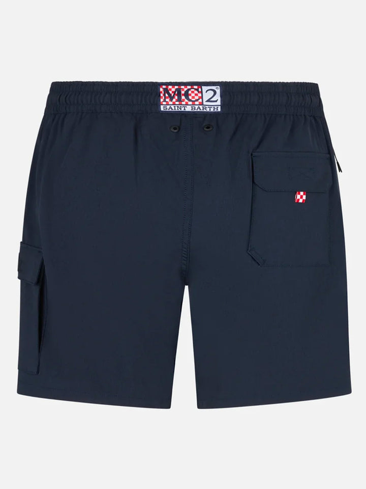 Costume da bagno da uomo blu navy comfort ed elasticizzato