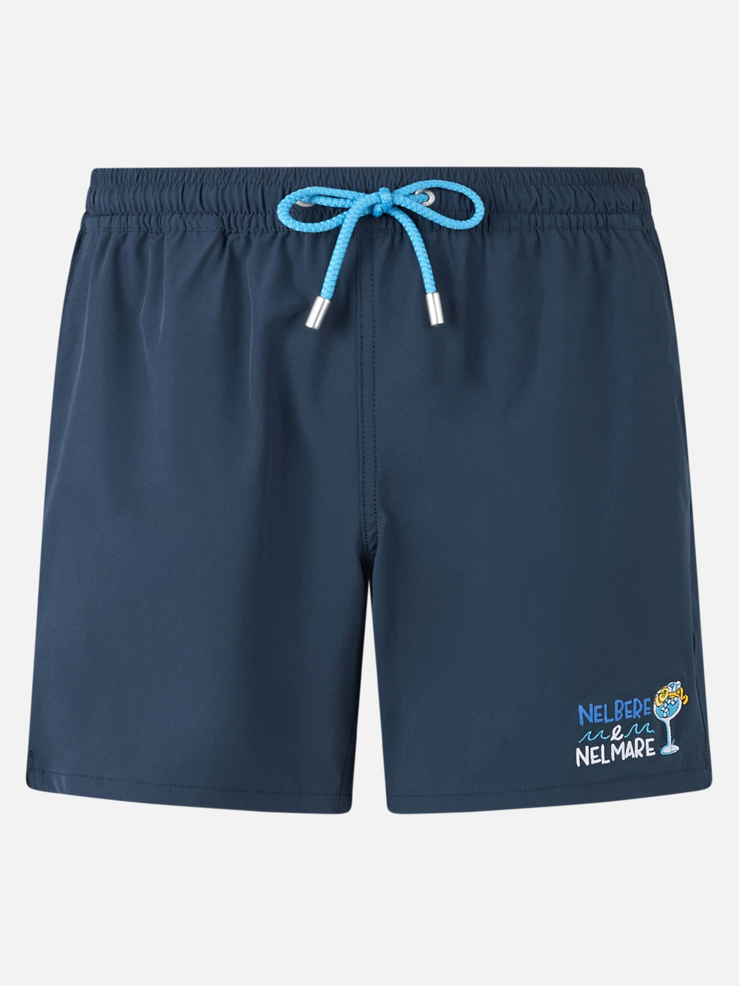 Man Comfort Badeshorts mit „Nel bere e nel mare“-Stickerei | INSULTI LUMINOSI SONDEREDITION