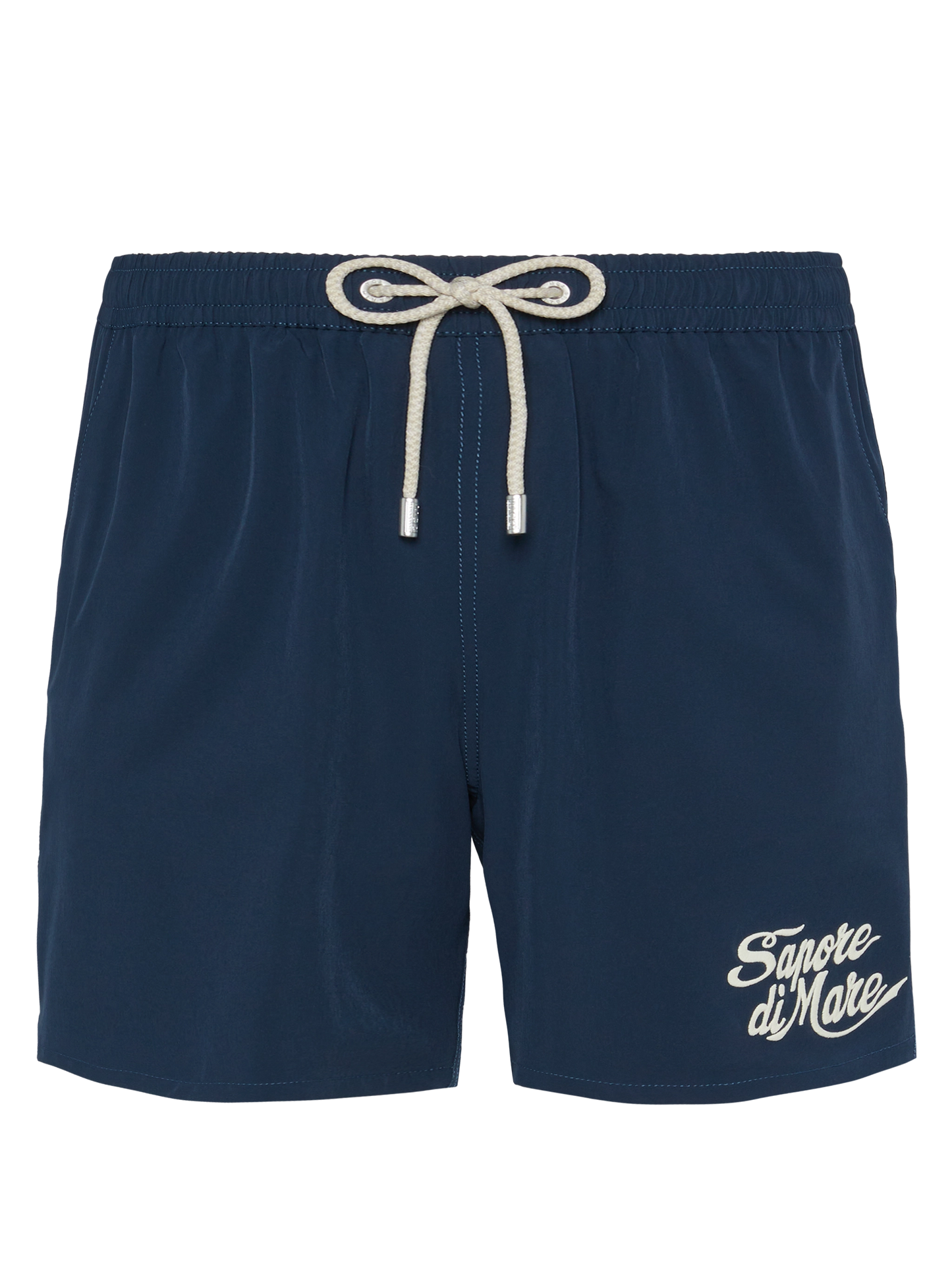 Navy blue Comfort swim shorts with Sapore di Mare embroidery | SAPORE DI MARE SPECIAL EDITION - MC2 Saint Barth