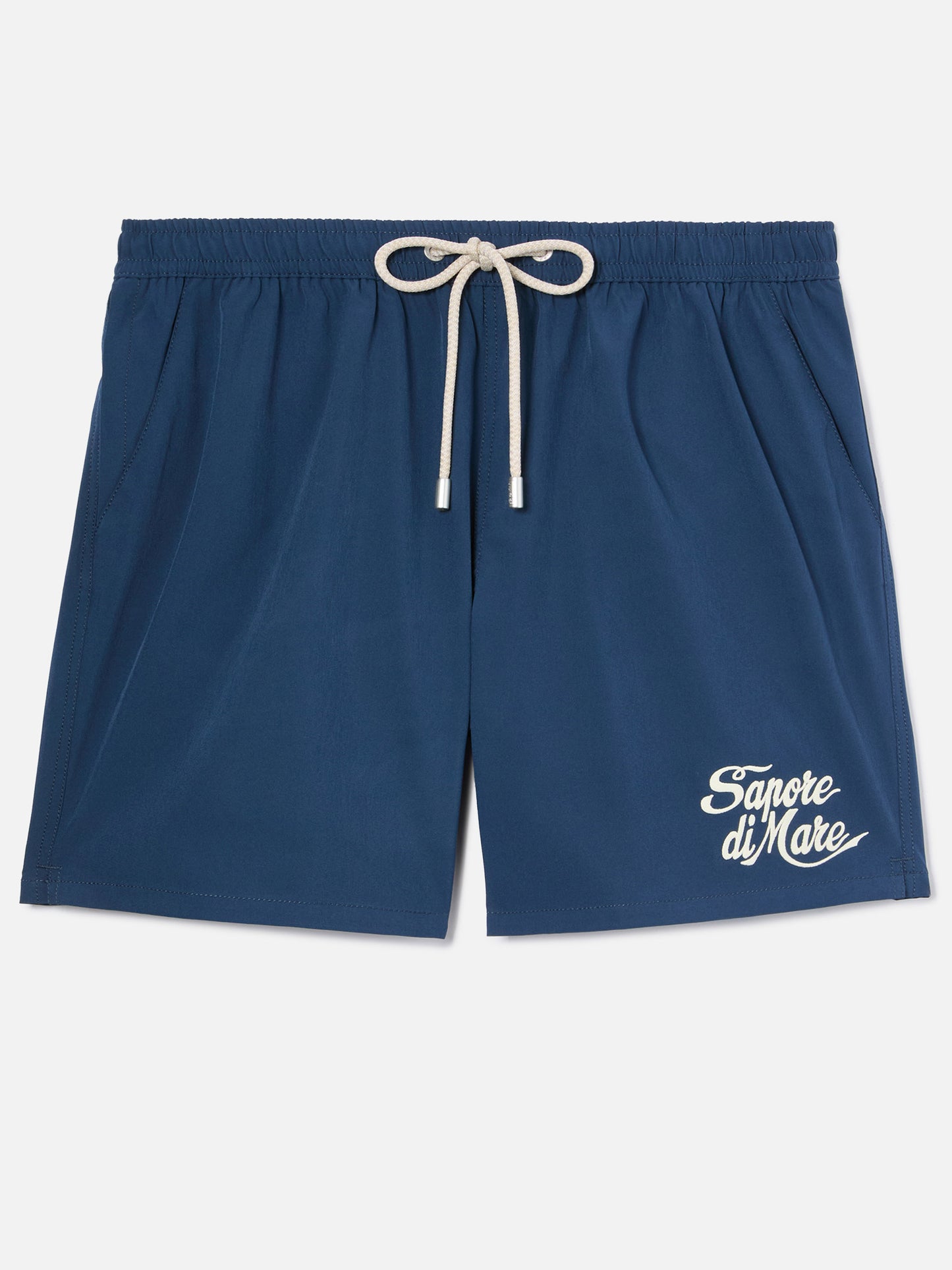 Comfort swim shorts in blue with Sapore di Mare embroidery | Special Edition
