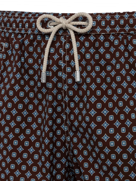 Badeshorts Comfort Light mit Krawatten-Print