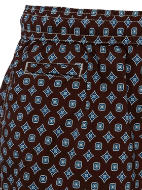 Badeshorts Comfort Light mit Krawatten-Print