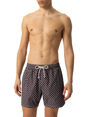 Badeshorts Comfort Light mit Krawatten-Print