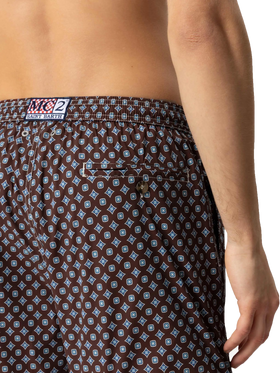Badeshorts Comfort Light mit Krawatten-Print