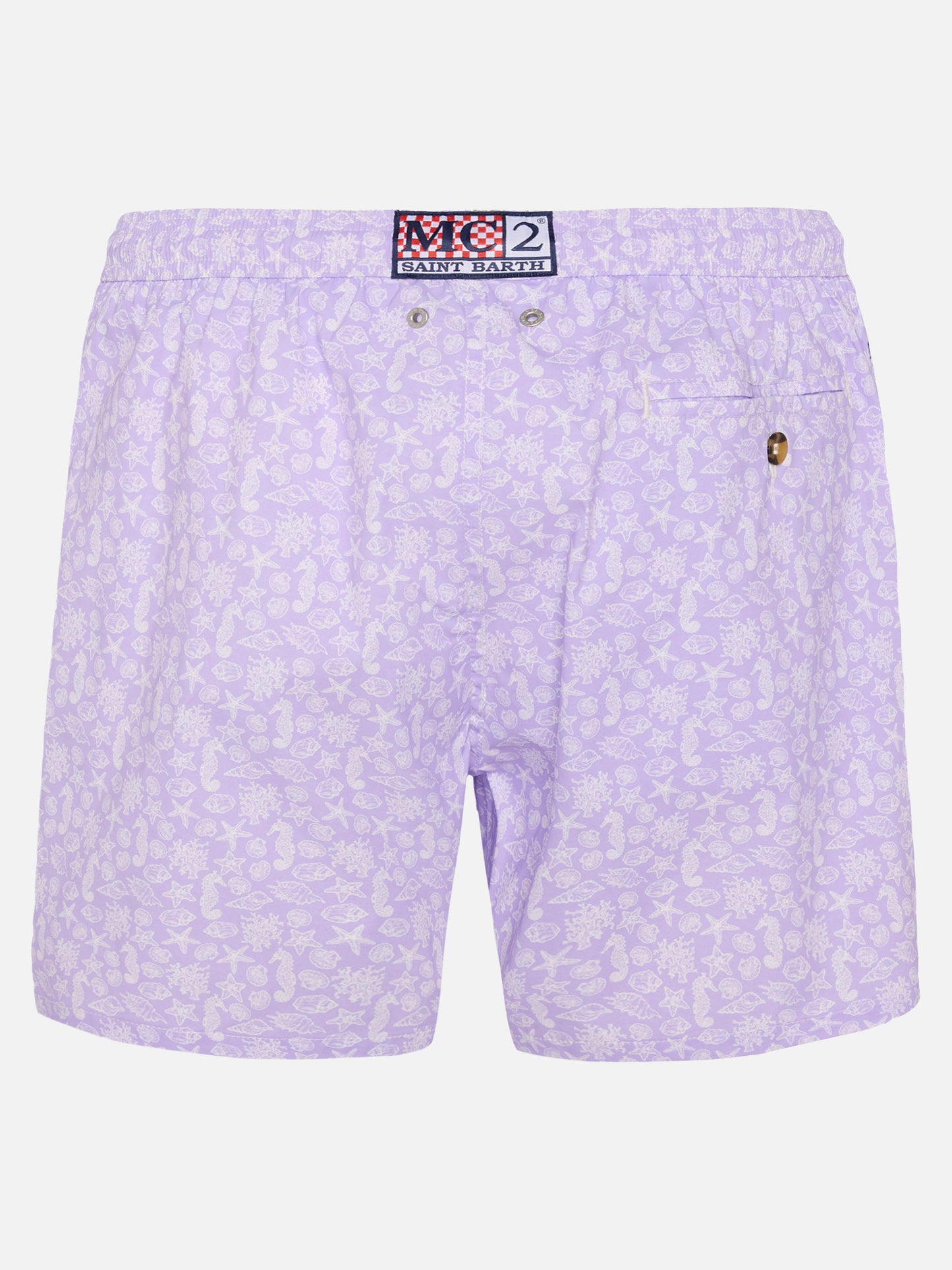 Badeshorts Comfort Light mit Meerestier-Print
