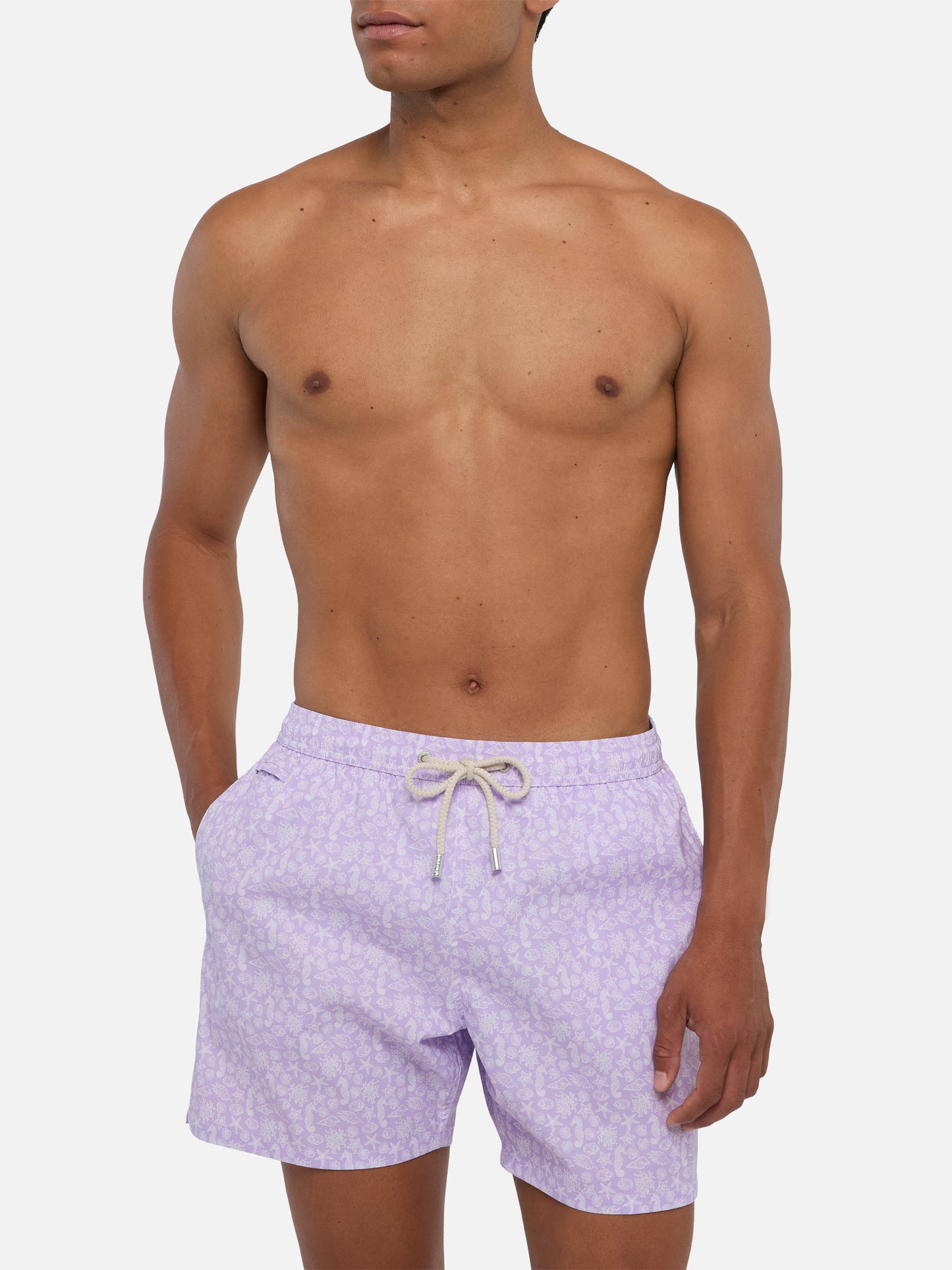 Badeshorts Comfort Light mit Meerestier-Print