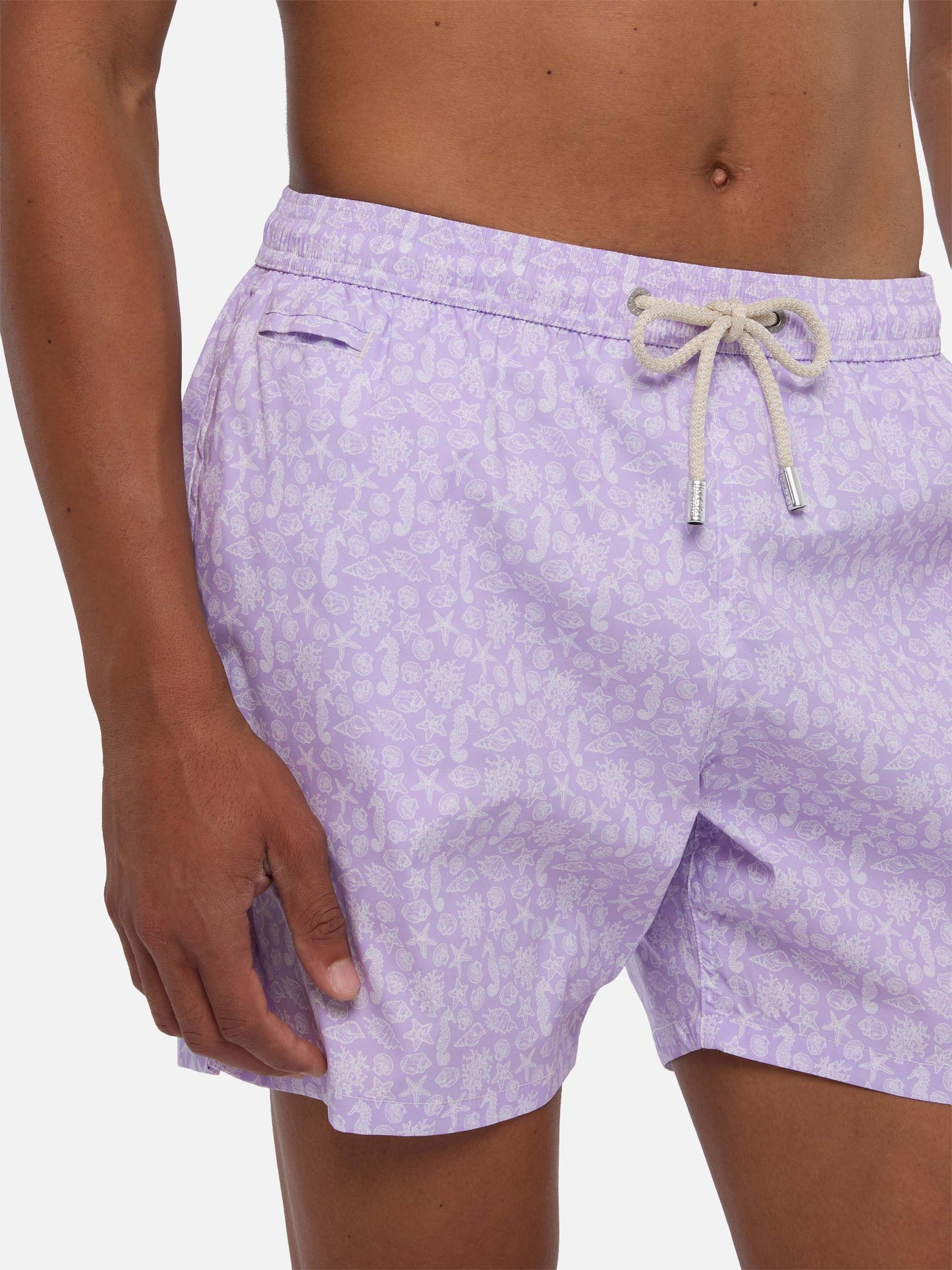 Badeshorts Comfort Light mit Meerestier-Print