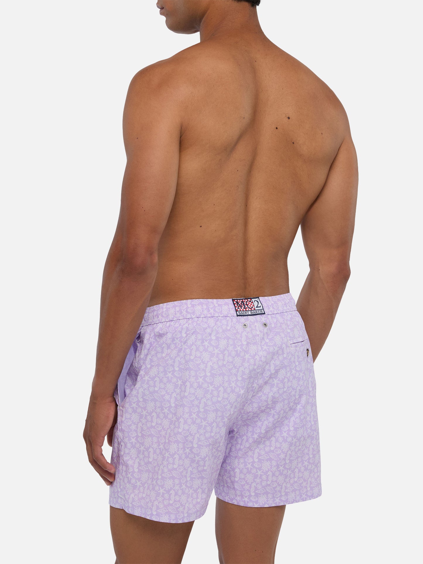 Badeshorts Comfort Light mit Meerestier-Print